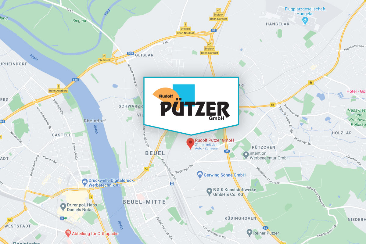 Rudolf Pützer GmbH - Anfahrt Navigation mit Google Maps